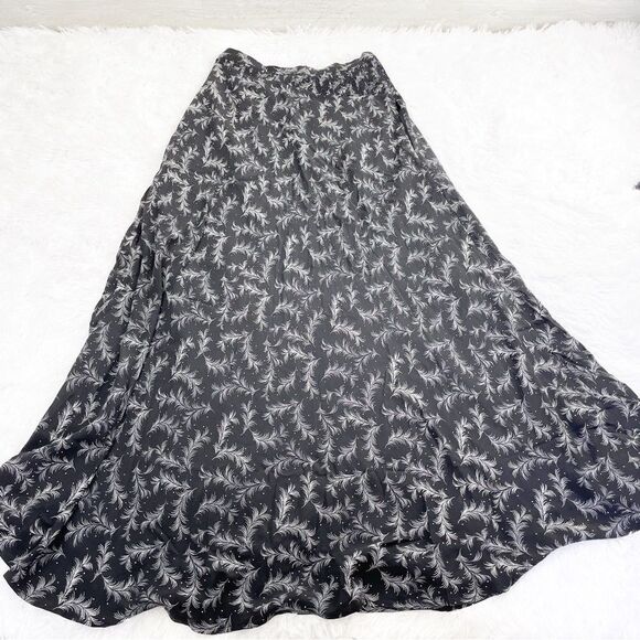 Band of Outsiders Feather Silk Peasant Maxi Skirt - Picture 3 of 6